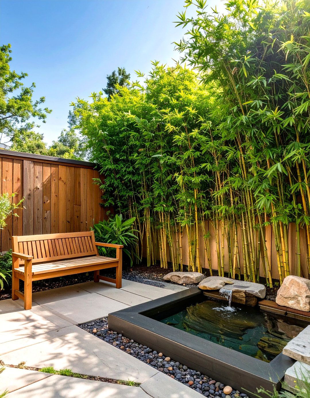 A Zen Inspired Bamboo Grove - 30 backyard privacy ideas