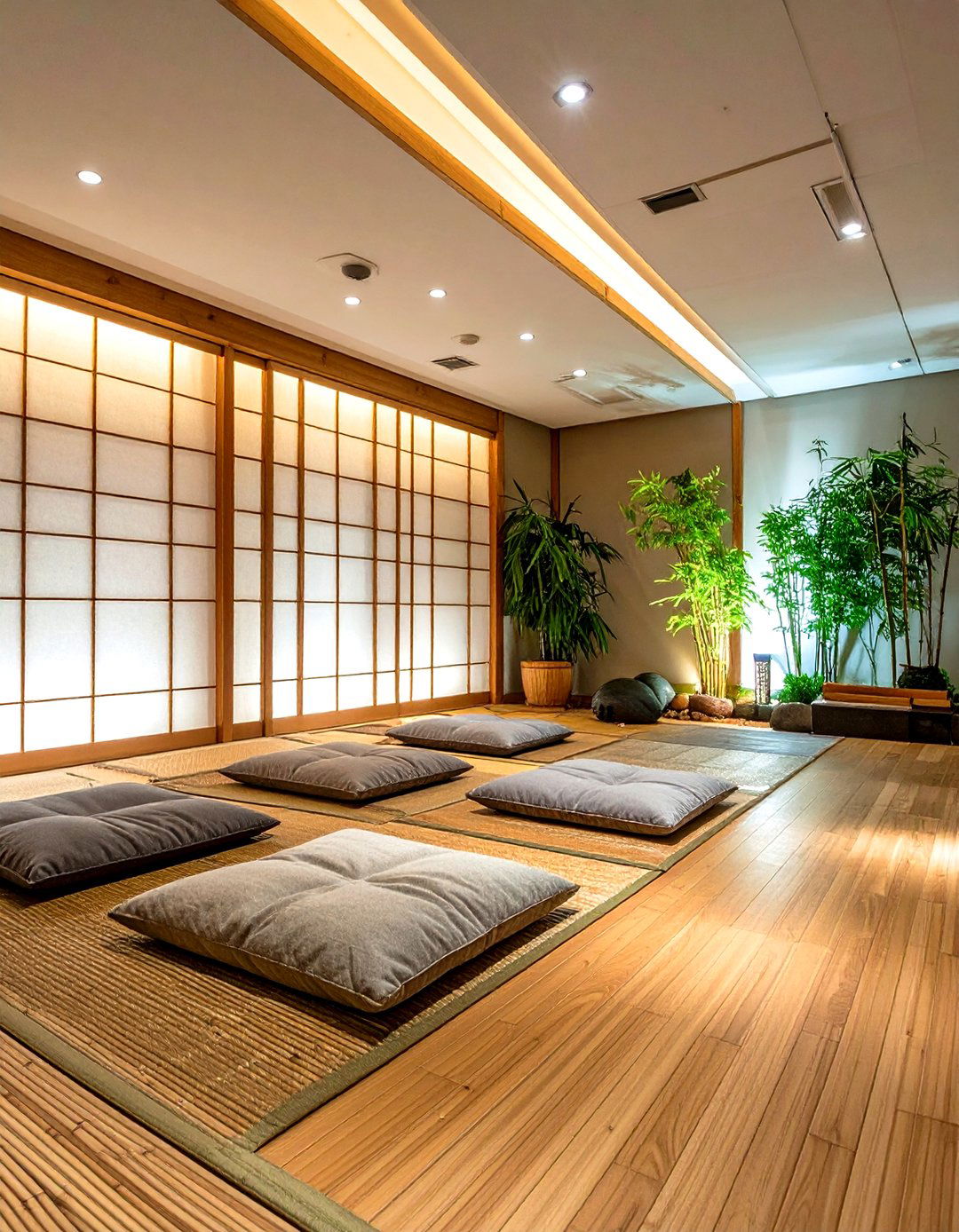 A Zen Inspired Meditation and Yoga Space - 30 basement layout ideas