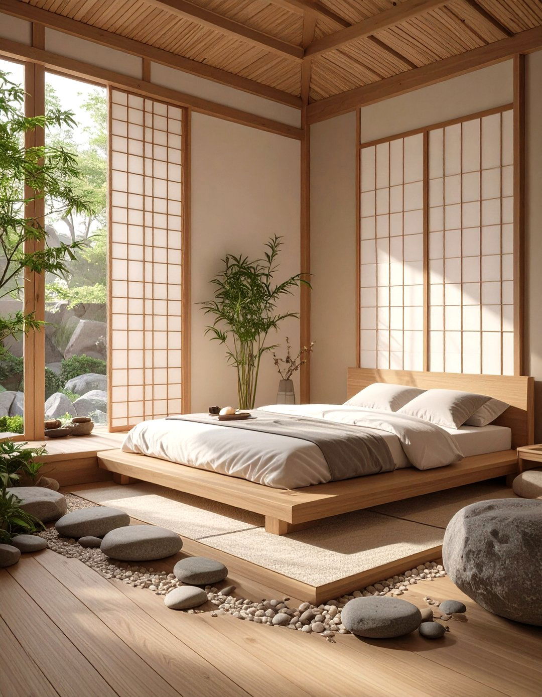A Zen Inspired Minimalist Guest Bedroom - 30 modern guest bedroom ideas