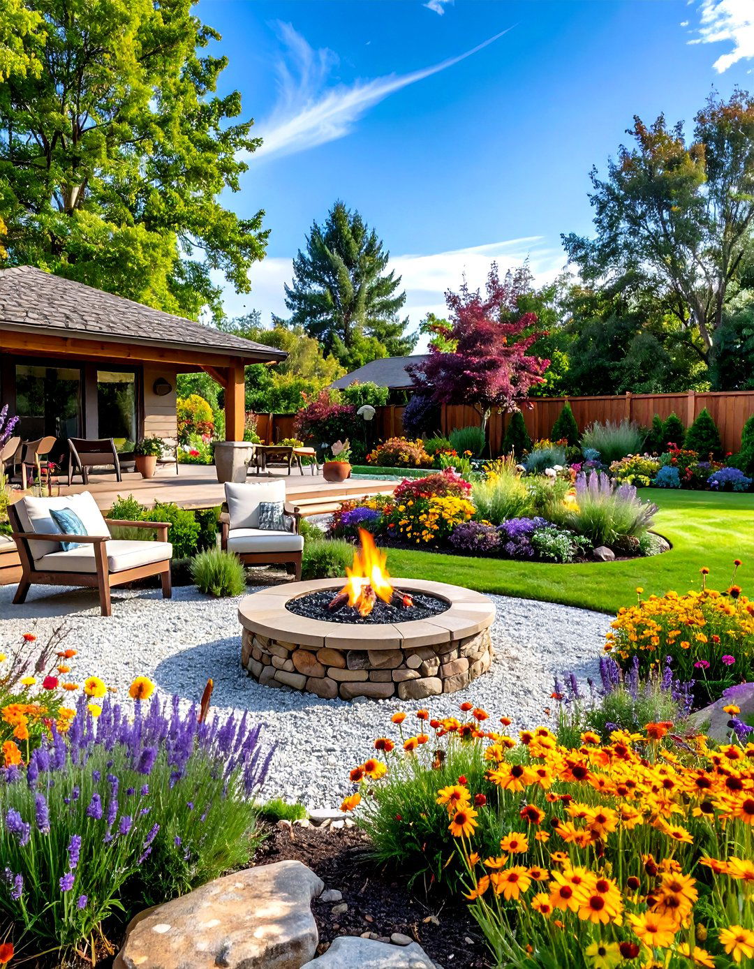 A Zone Based Garden Design - 30 large backyard ideas on a budget