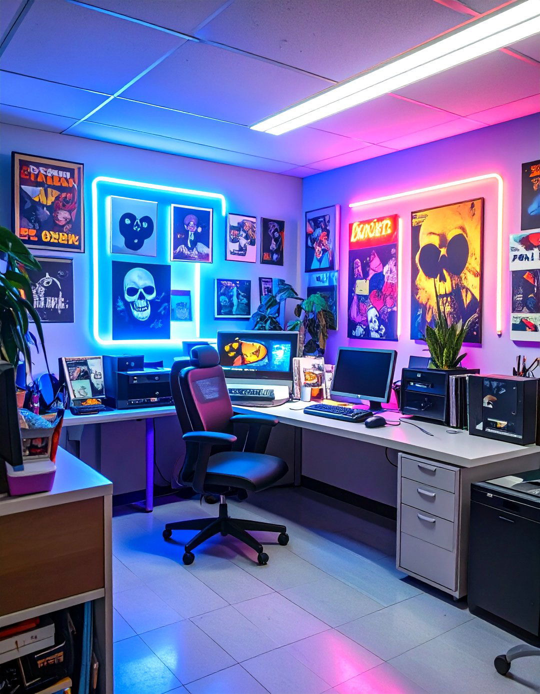 A s Horror Movie Throwback - 30 office halloween ideas