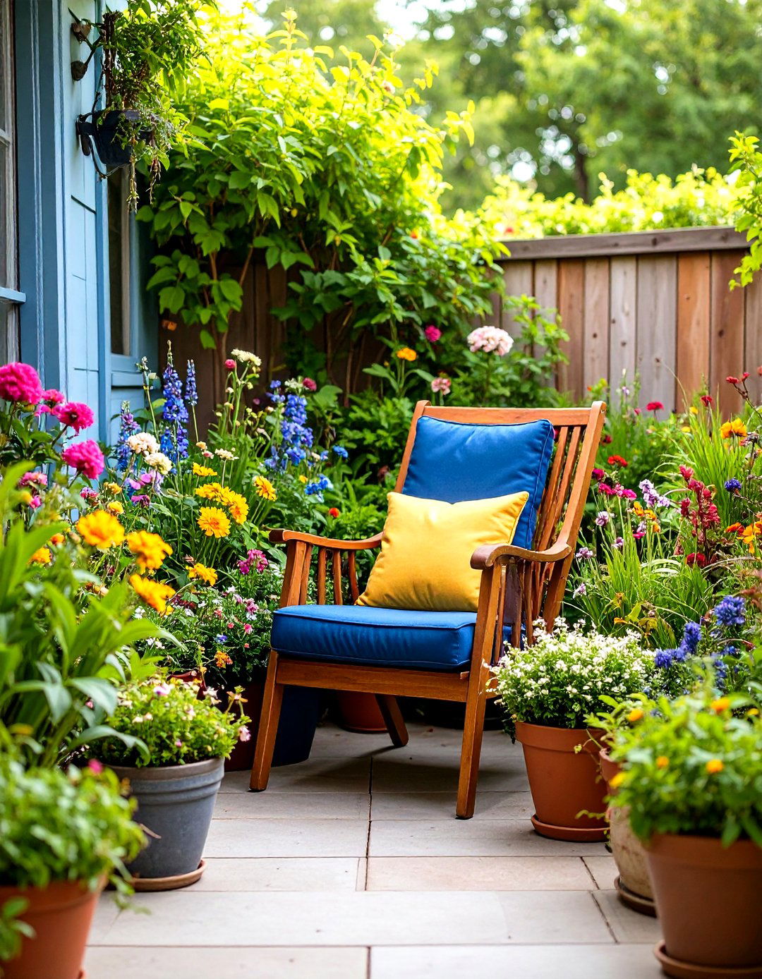 A secluded reading nook for one - 30 easy backyard ideas