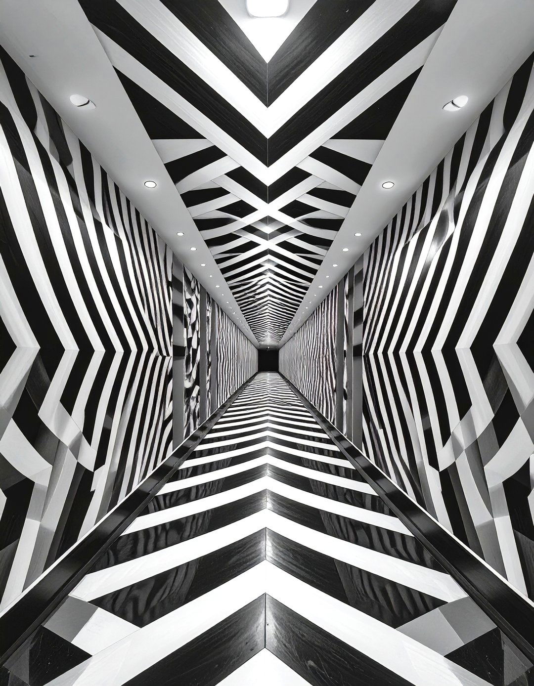 AI Generated Op Art Illusions - 30 ai wall art ideas