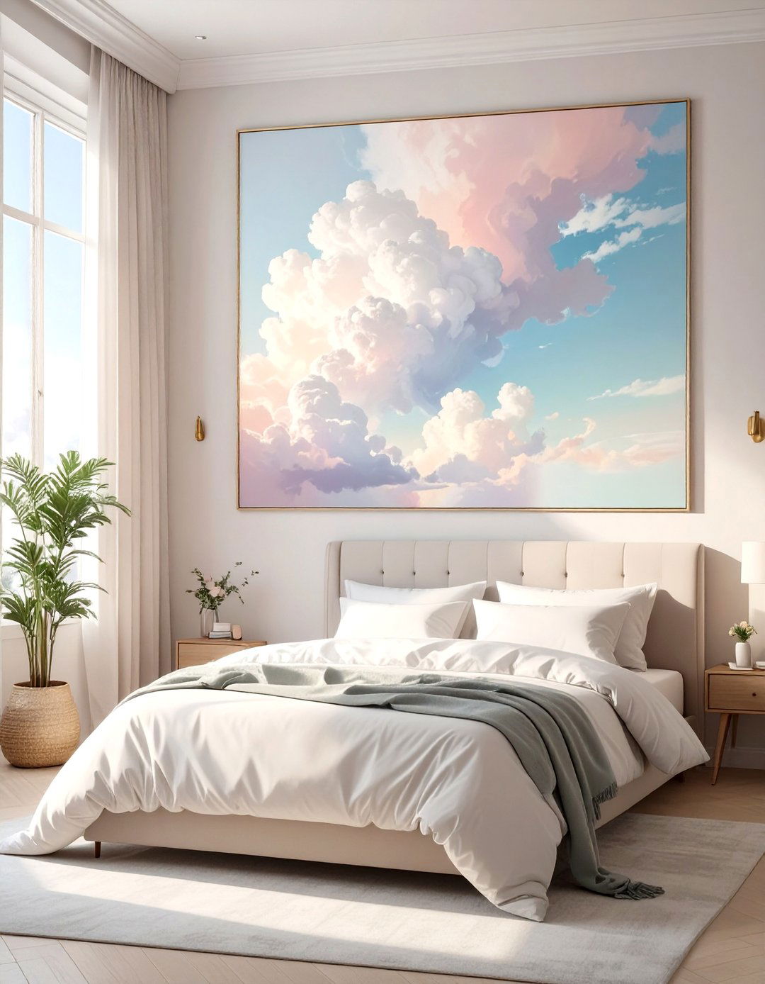AI Generated Watercolor Landscapes - 30 ai wall art ideas