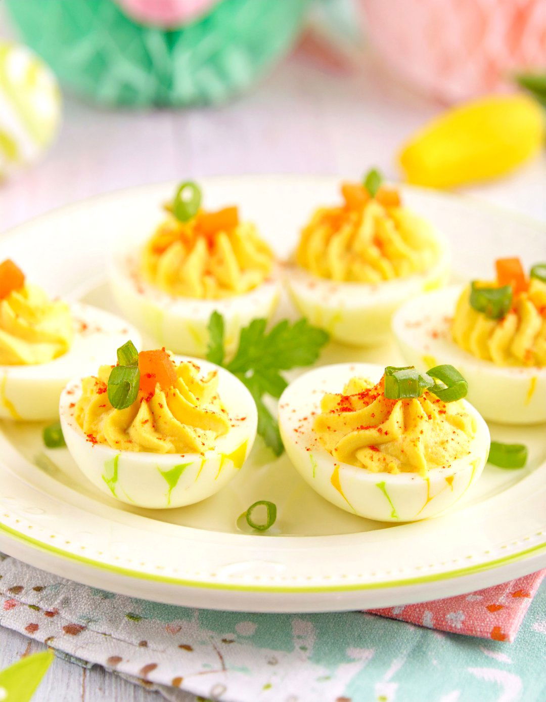 About to Hatch Deviled Eggs - 30 cute baby baby shower food ideas