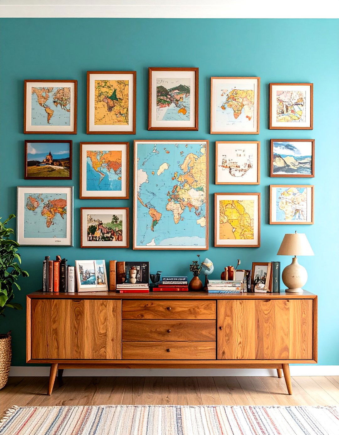 Abstract Metal Wall Art - 30 living room wall art ideas