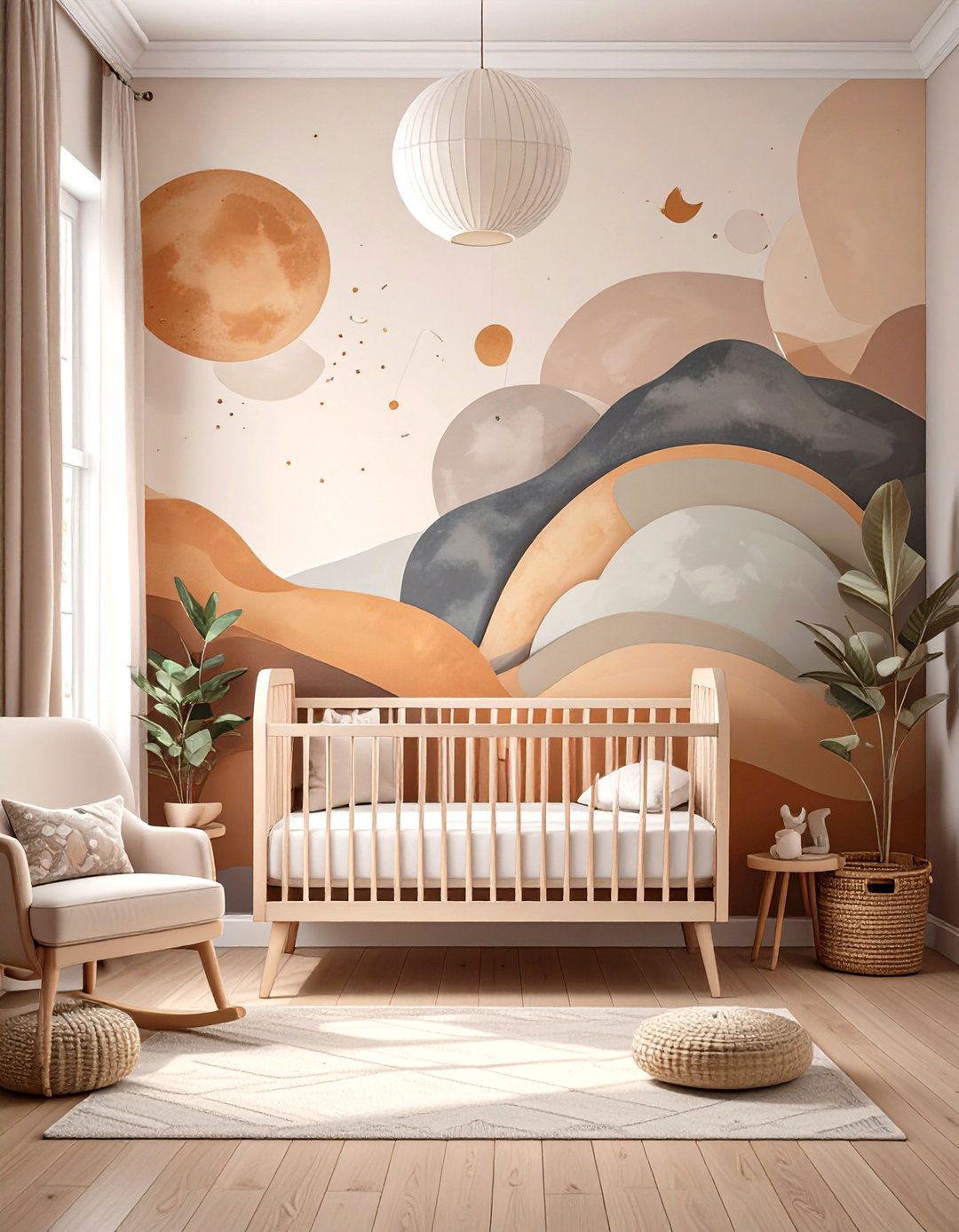 Abstract Shapes Nursery - 30 nursery ideas neutral
