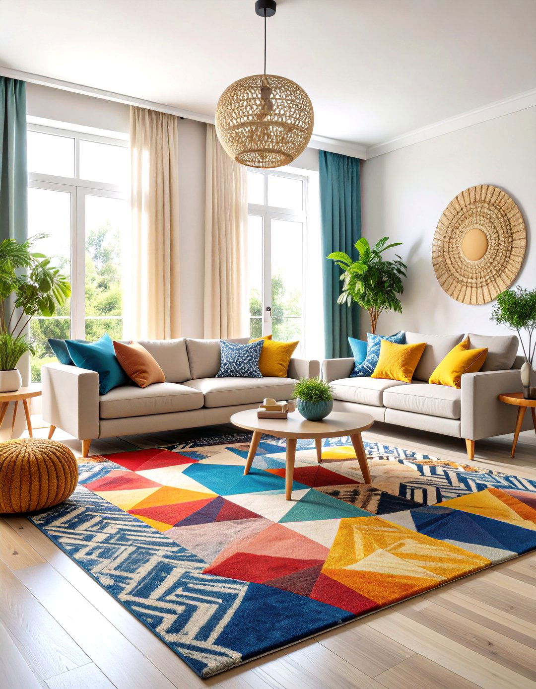 Abstract and Geometric Patterns - 30 post modern interior design ideas