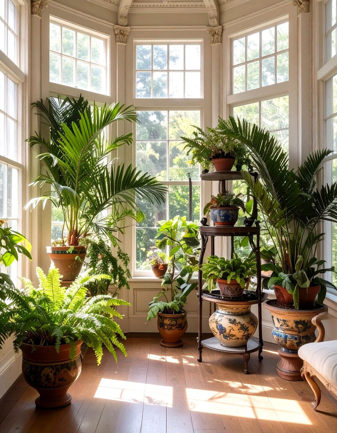Abundant Indoor Plants and Ferneries - 30 victorian interior design ideas