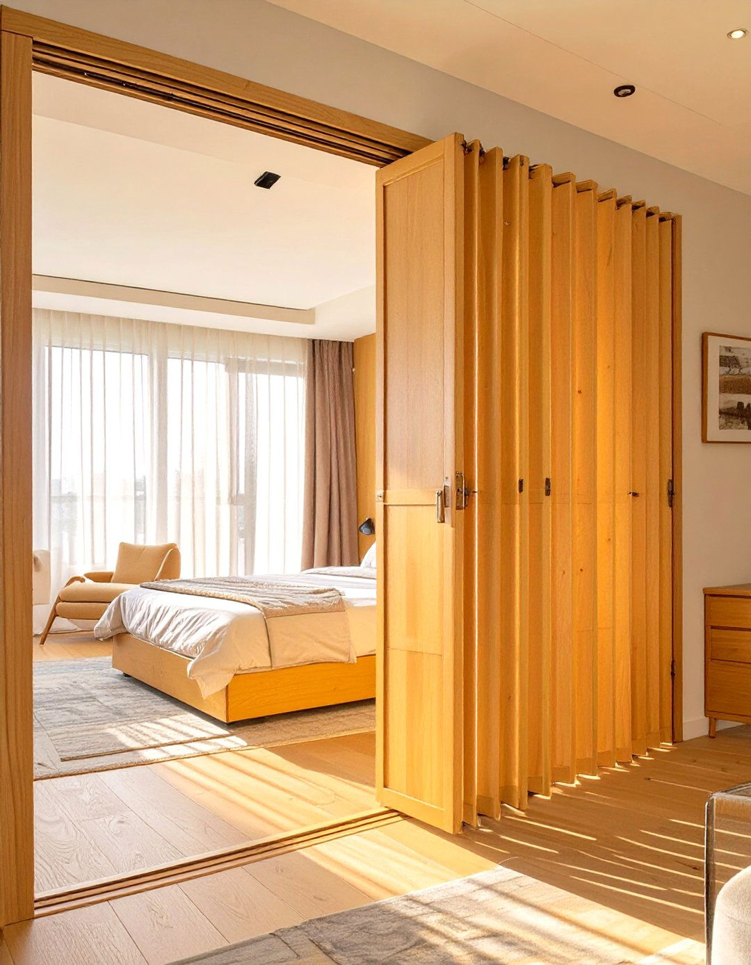 Accordion Folding Bedroom Door - 30 bedroom door ideas