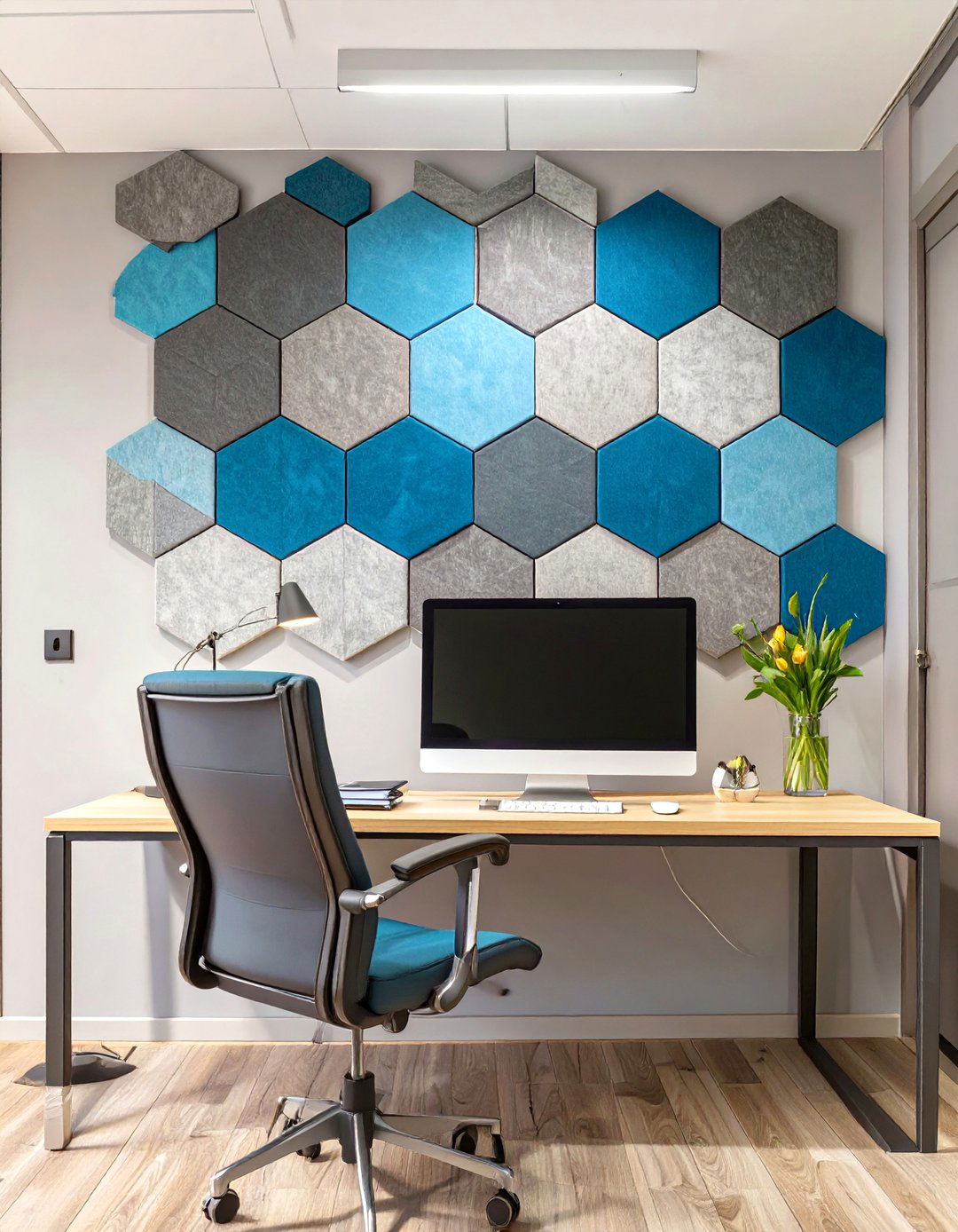 Acoustic Panels for a Quiet Work Office - 30 work office decor ideas