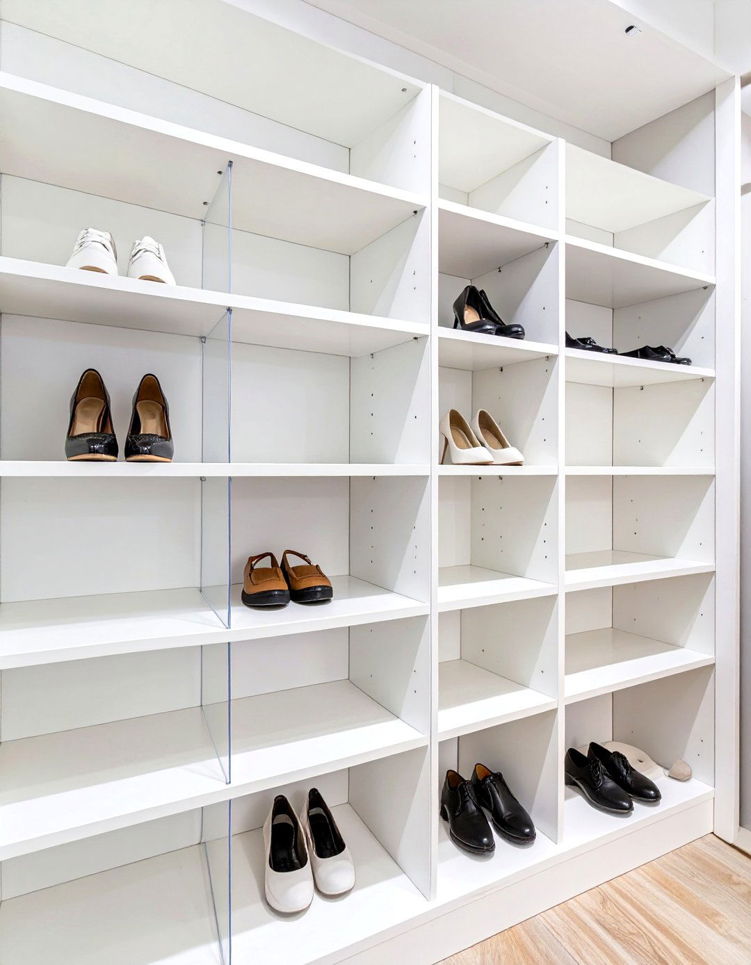 Acrylic Shelf Dividers for Shoes
