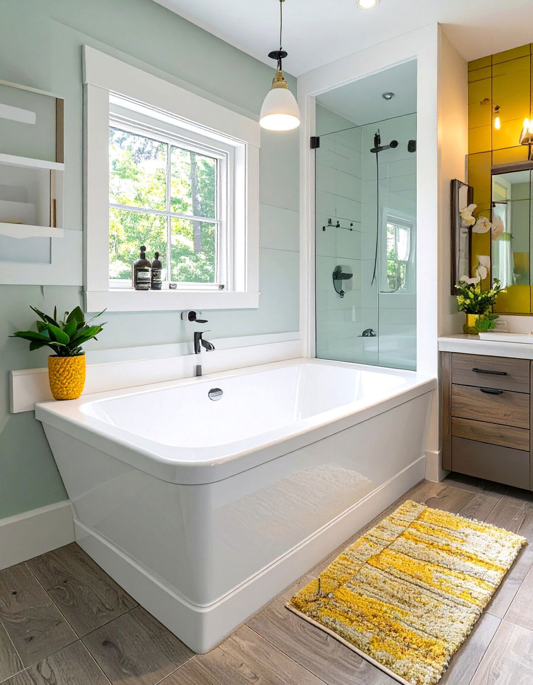 Acrylic Tub with a Direct to Stud Surround - 30 shower tub designs