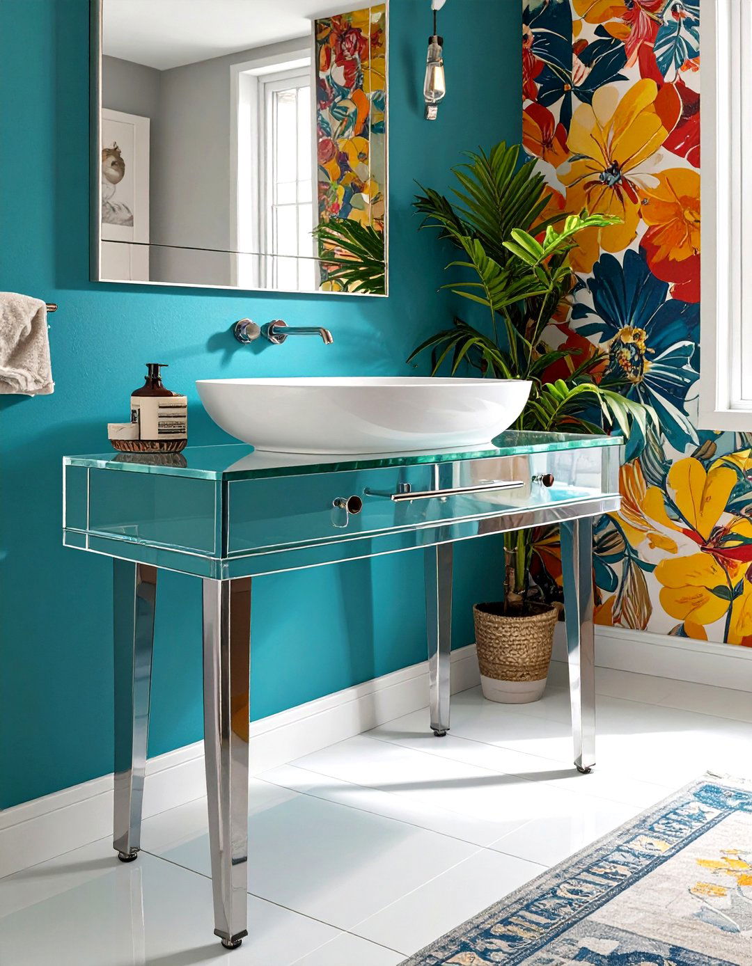 Acrylic or Lucite Vanity - 30 vanity inspo ideas