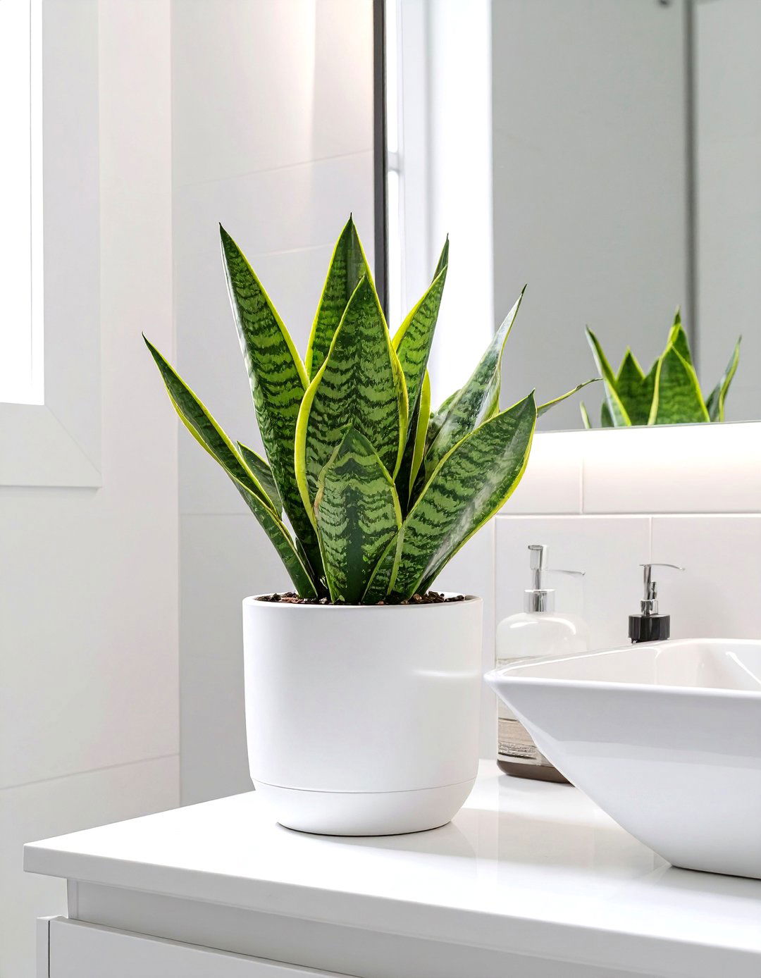 Add One or Two Live Plants - 30 small spa bathroom ideas