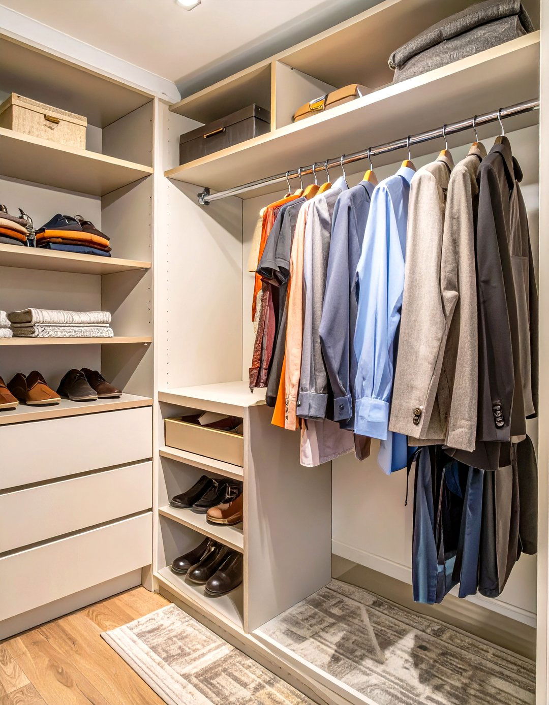 Add a Pull Out Valet Rod - 30 small closet organizer ideas