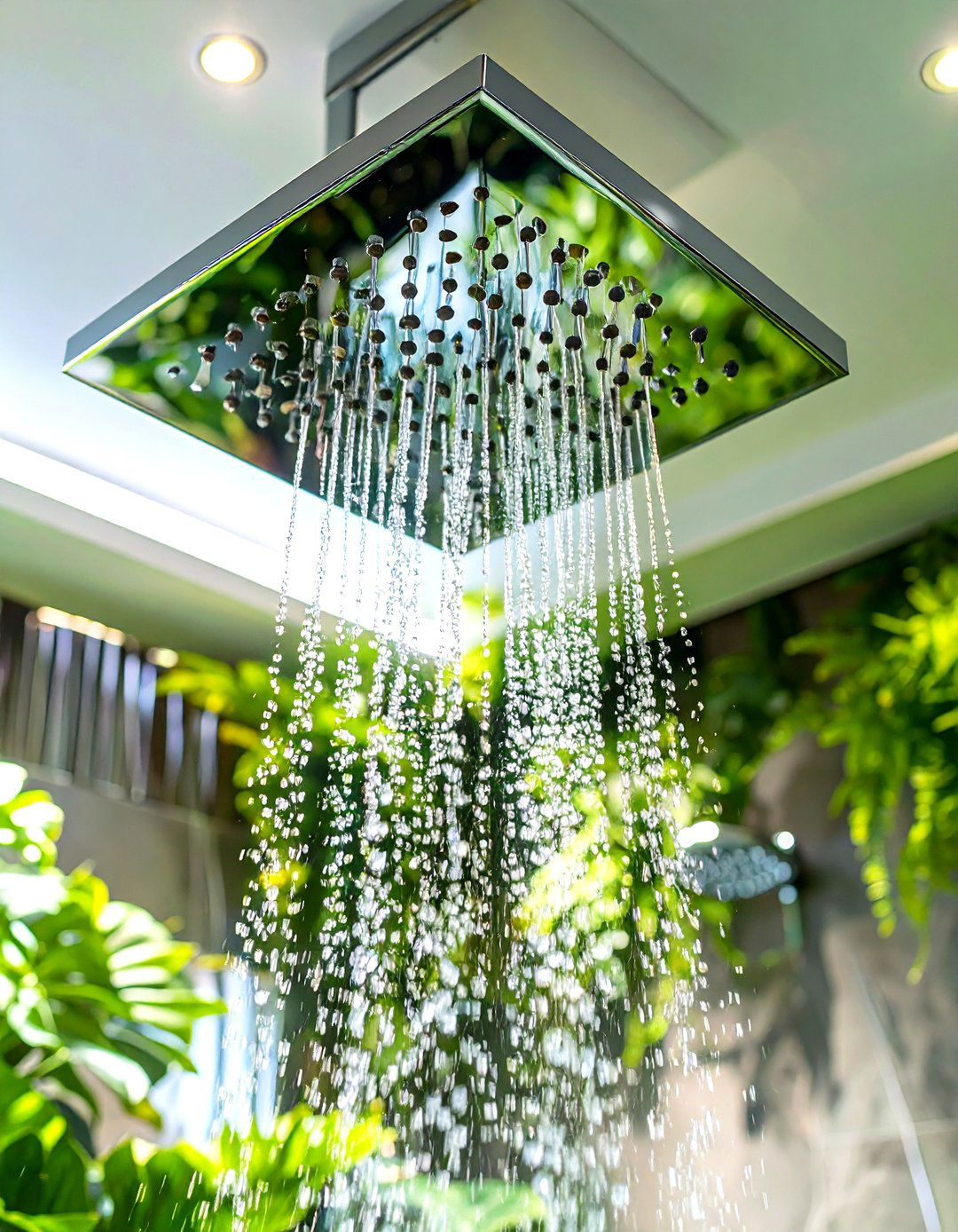 Add a Rainfall Shower Head - 30 shower renovation ideas