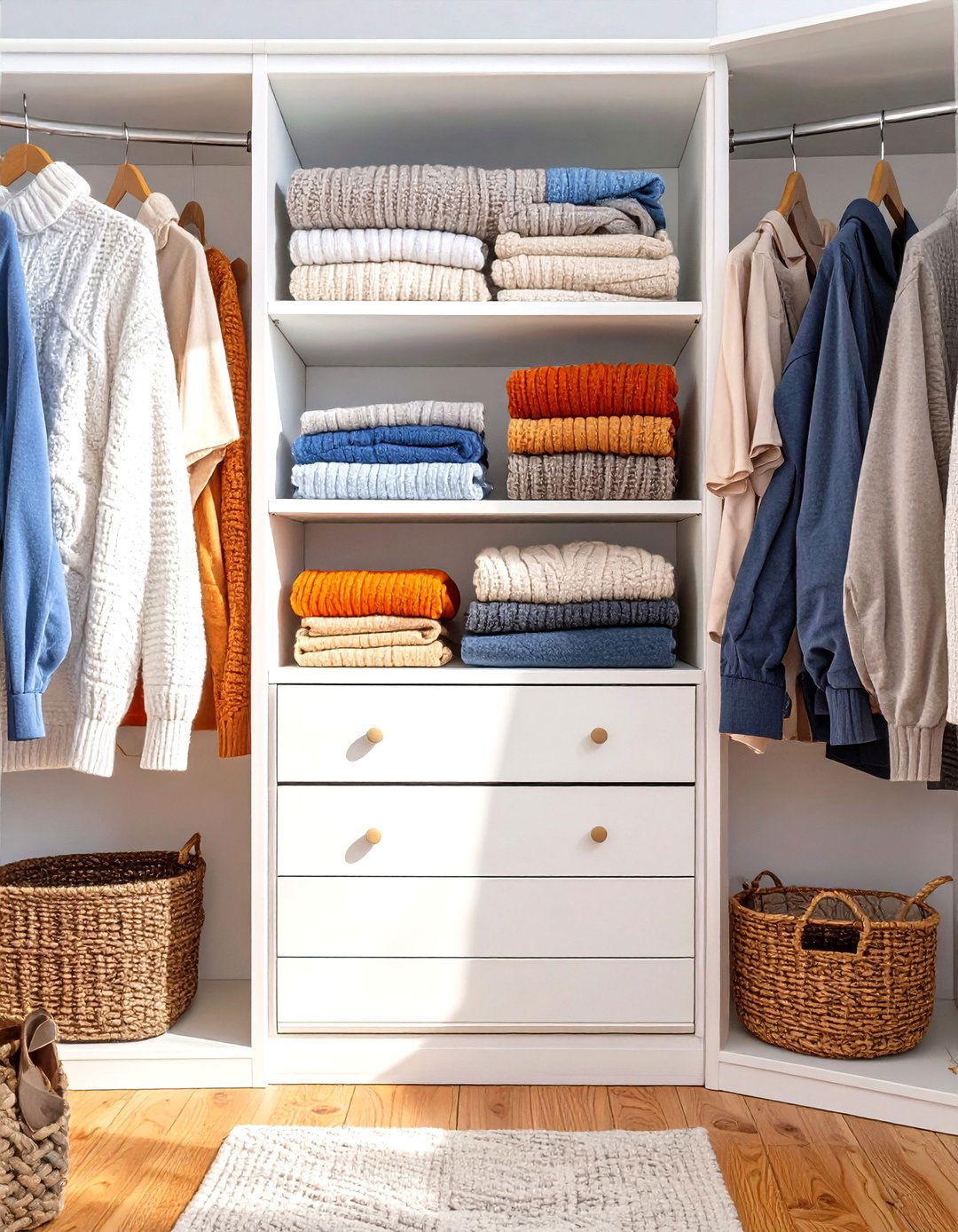 Add a Small Dresser Inside the Closet - 30 small closet ideas for bedroom