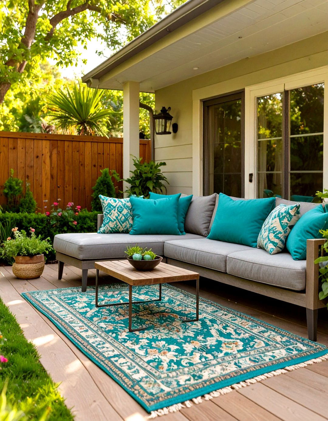 Adding Mirrors to Create an Illusion of Depth - 30 small backyard patio ideas