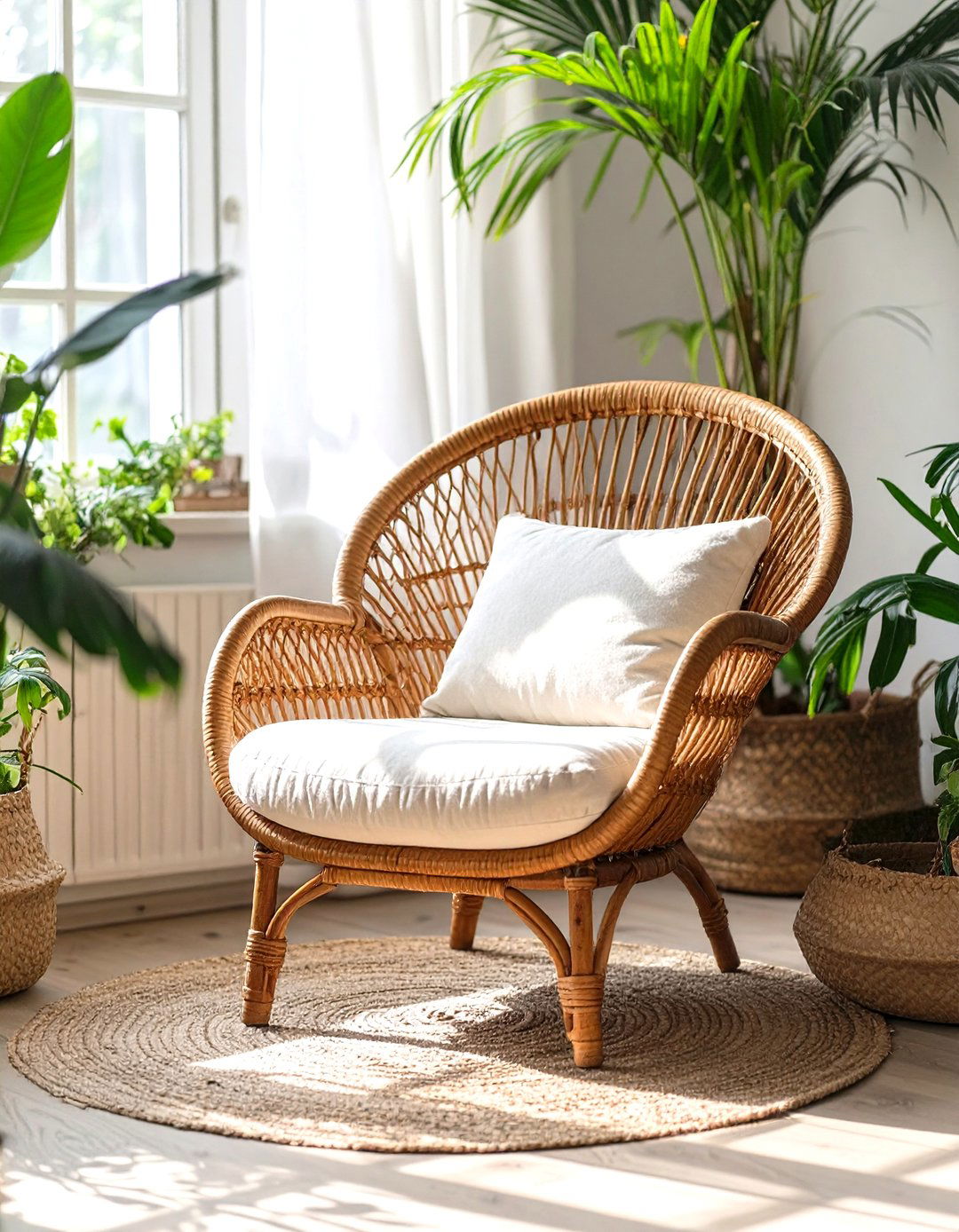 Adding Wicker and Rattan Furniture - 30 vintage interior design ideas
