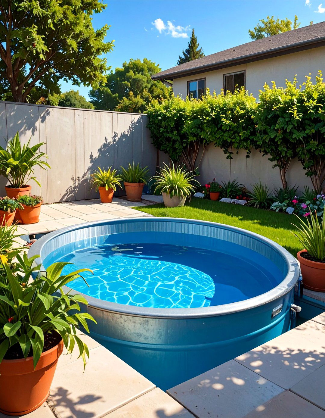 30 Simple Concrete Patio Ideas on a Budget for Your Yard