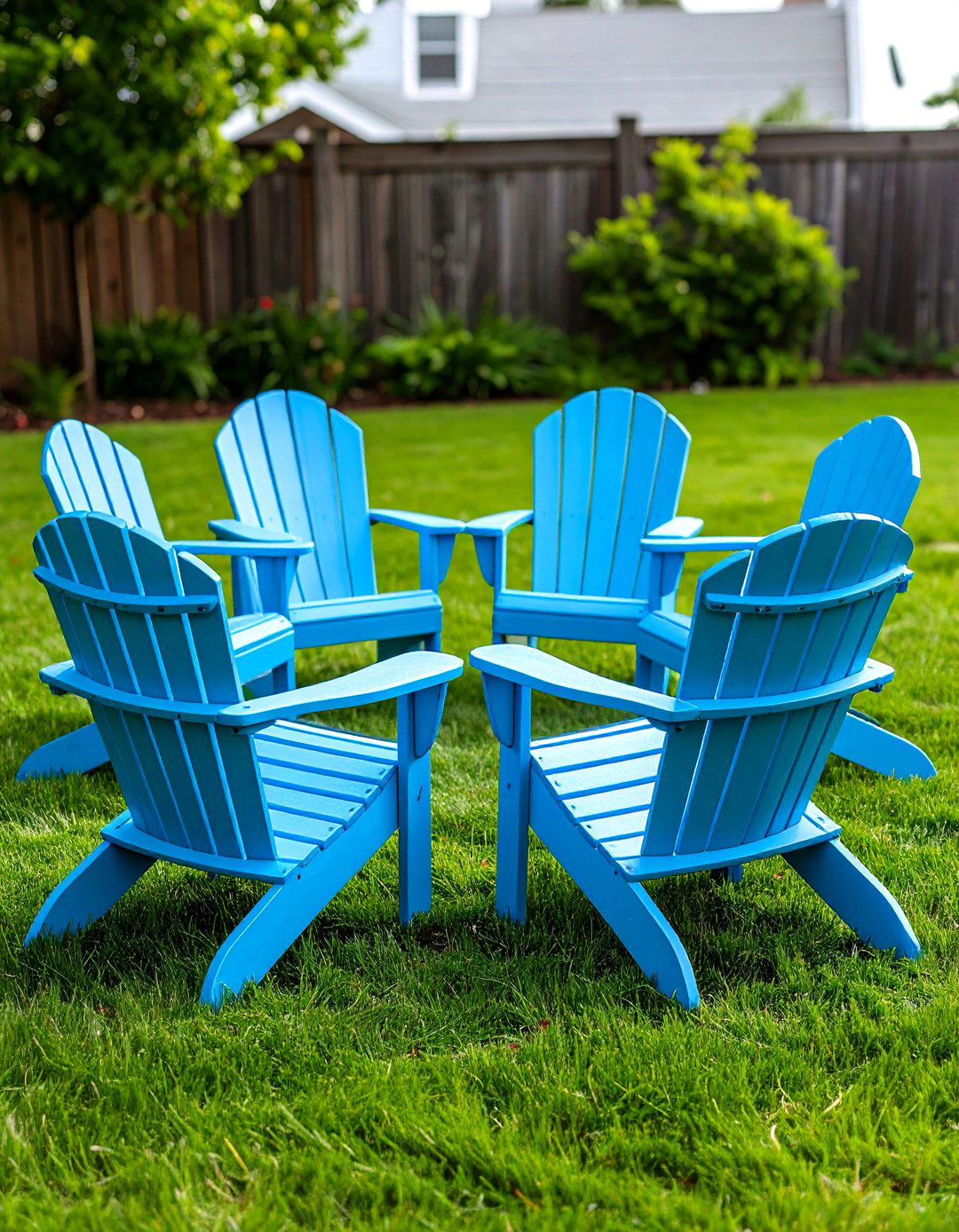 Adirondack Chair Circle Outdoor Seating - 30 outdoor seating ideas