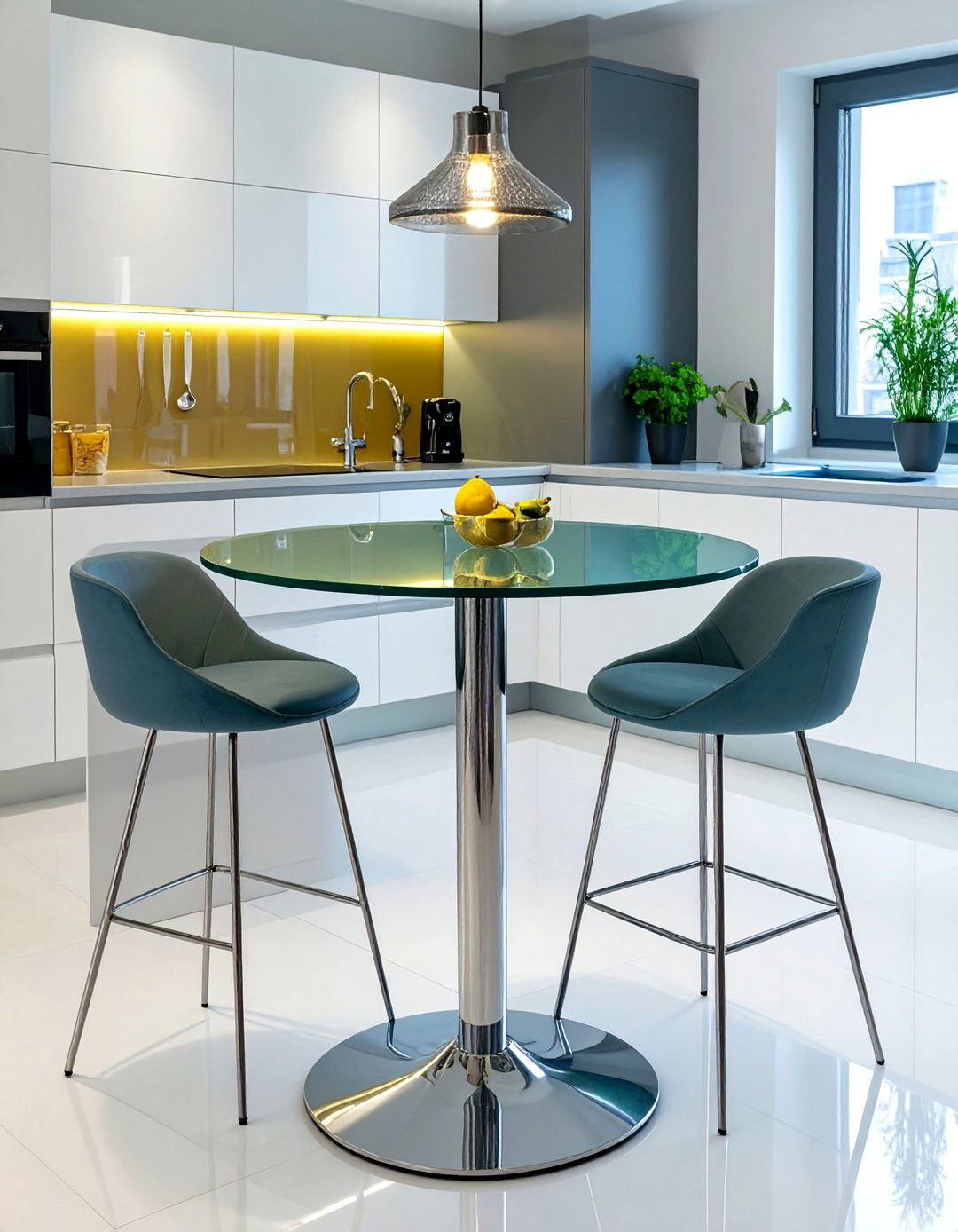 Adjustable Height Pedestal Table - 30 what are space-saving kitchen table ideas ideas