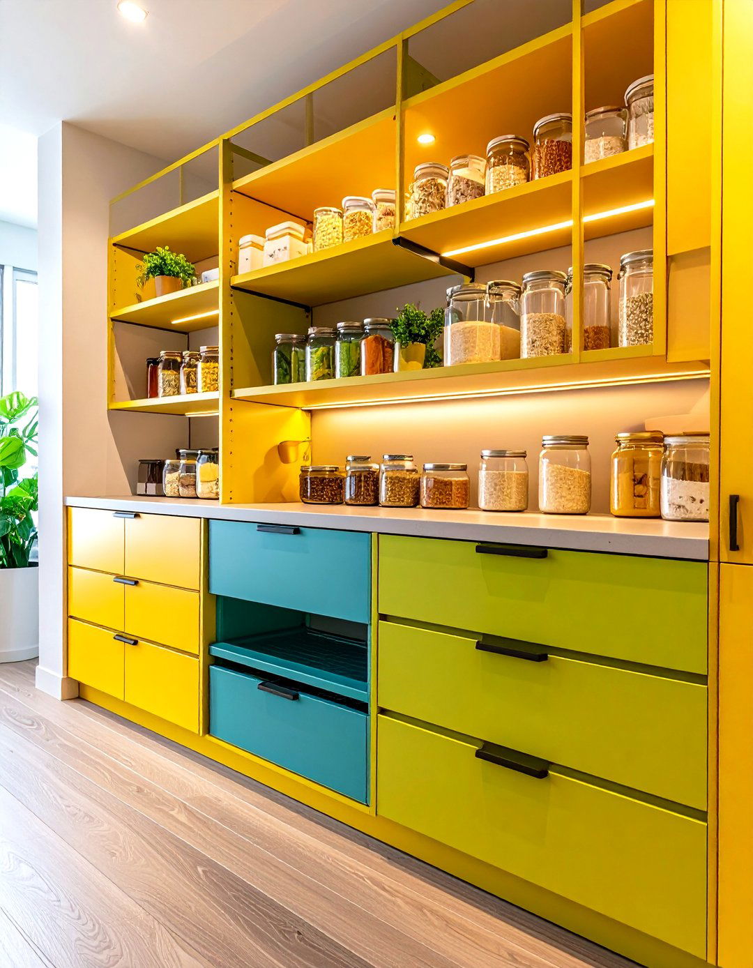 Adjustable Shelving System - 30 pantry organizer ideas