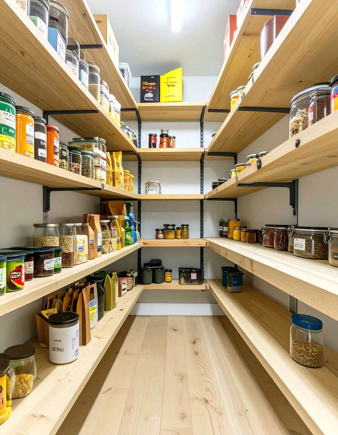 Adjustable Shelving Systems for Pantry Flexibility - 30 small walk-in pantry ideas