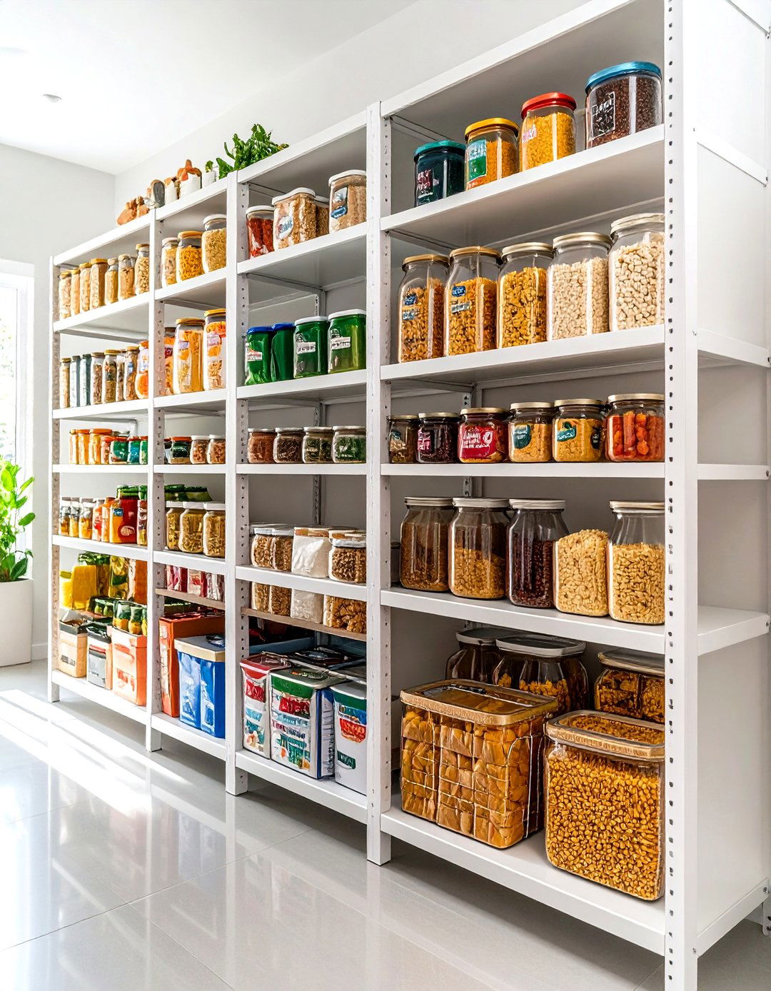 Adjustable Wire Pantry Shelving - 30 pantry shelf ideas