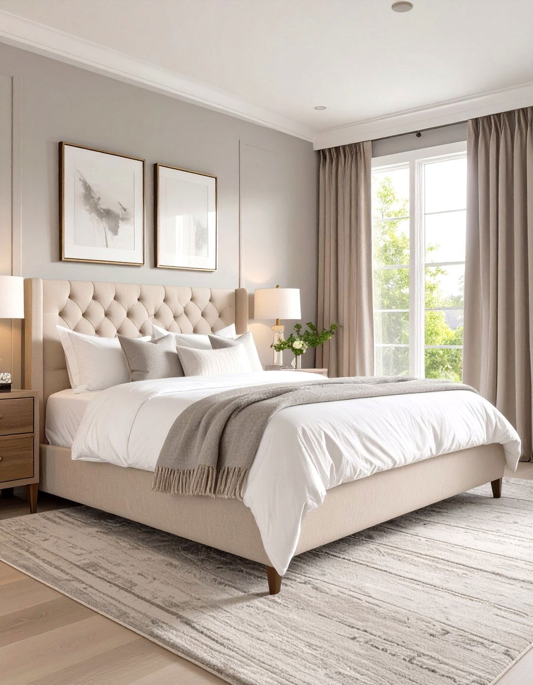 Adopt a Neutral Color Palette in the Master Bedroom - 30 simple master bedroom ideas