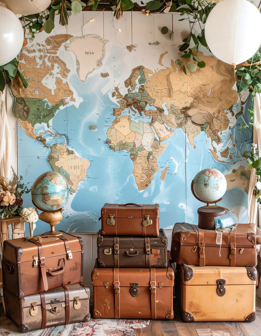 Adventure Awaits Travel Shower - 30 couples shower ideas