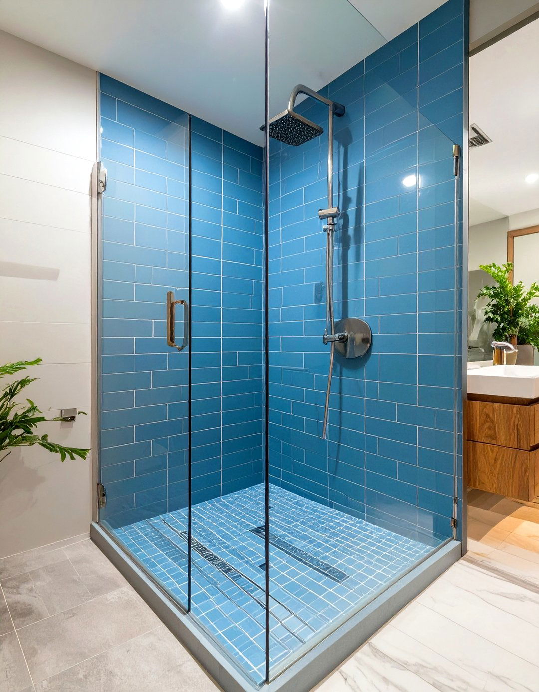 All Glass Shower Enclosure - 30 modern bathroom design photos ideas