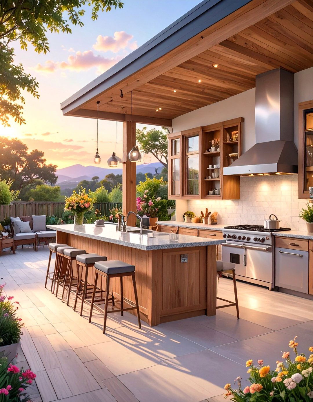 All Weather Outdoor Kitchen - 30 enclosing under a deck ideas