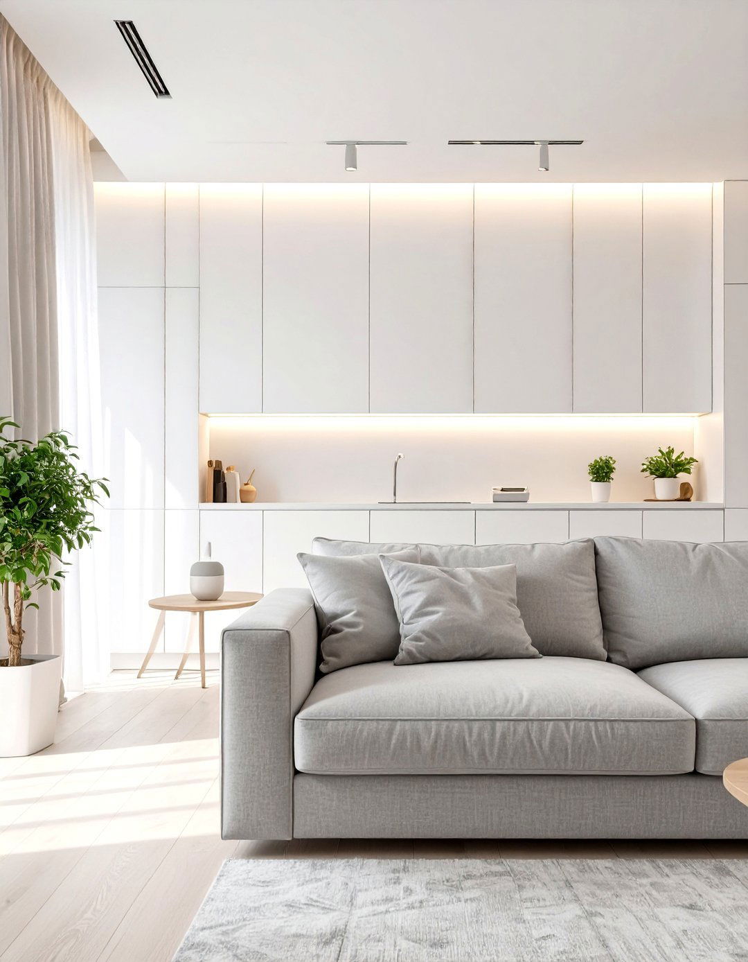 All White Minimalist Bedroom Sanctuary - 30 minimalist home design ideas