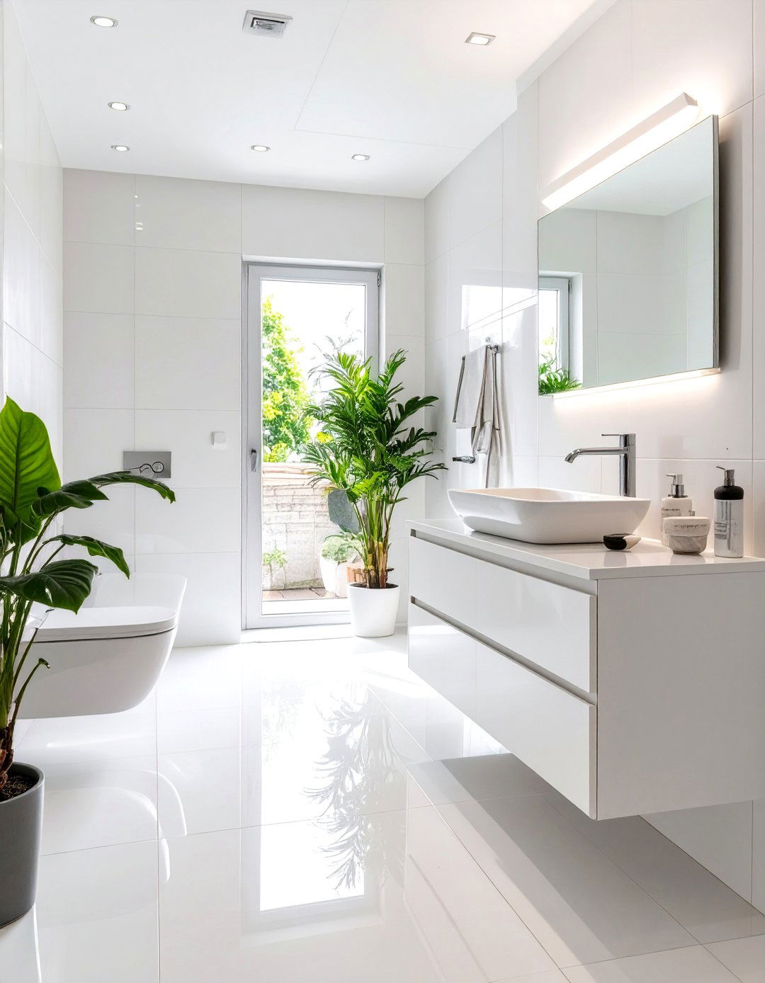 All White Serene Bathroom - 30 bathroom pictures ideas