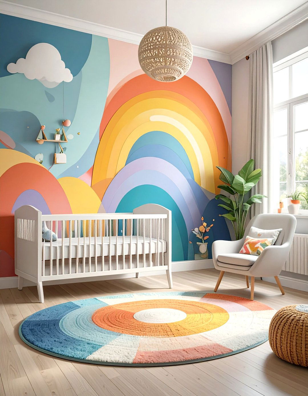An Abstract Art Nursery - 30 nursery theme ideas