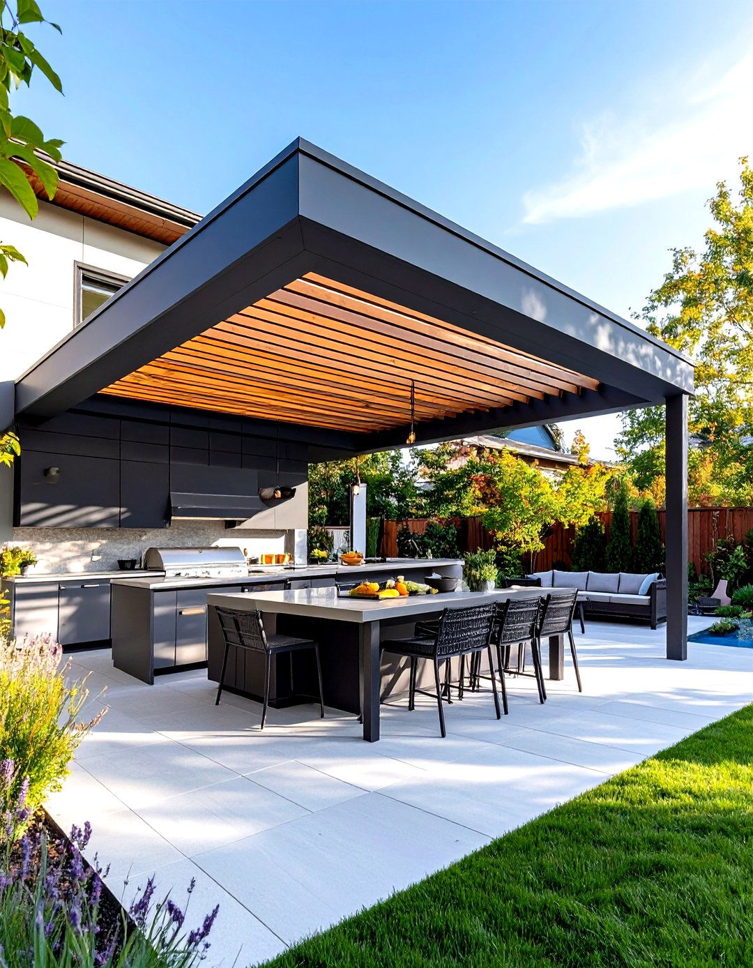 An Adjustable Louvered Roof System - 30 outdoor shade ideas