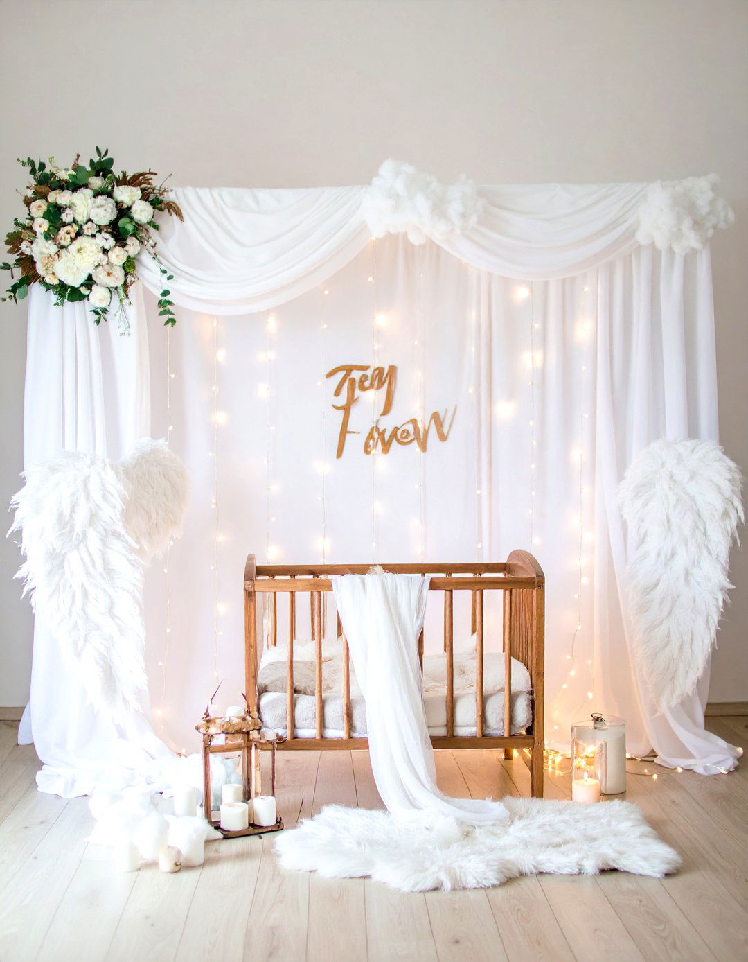 An Angelic Sent from Heaven Baby Shower - 30 baby shower decoration ideas