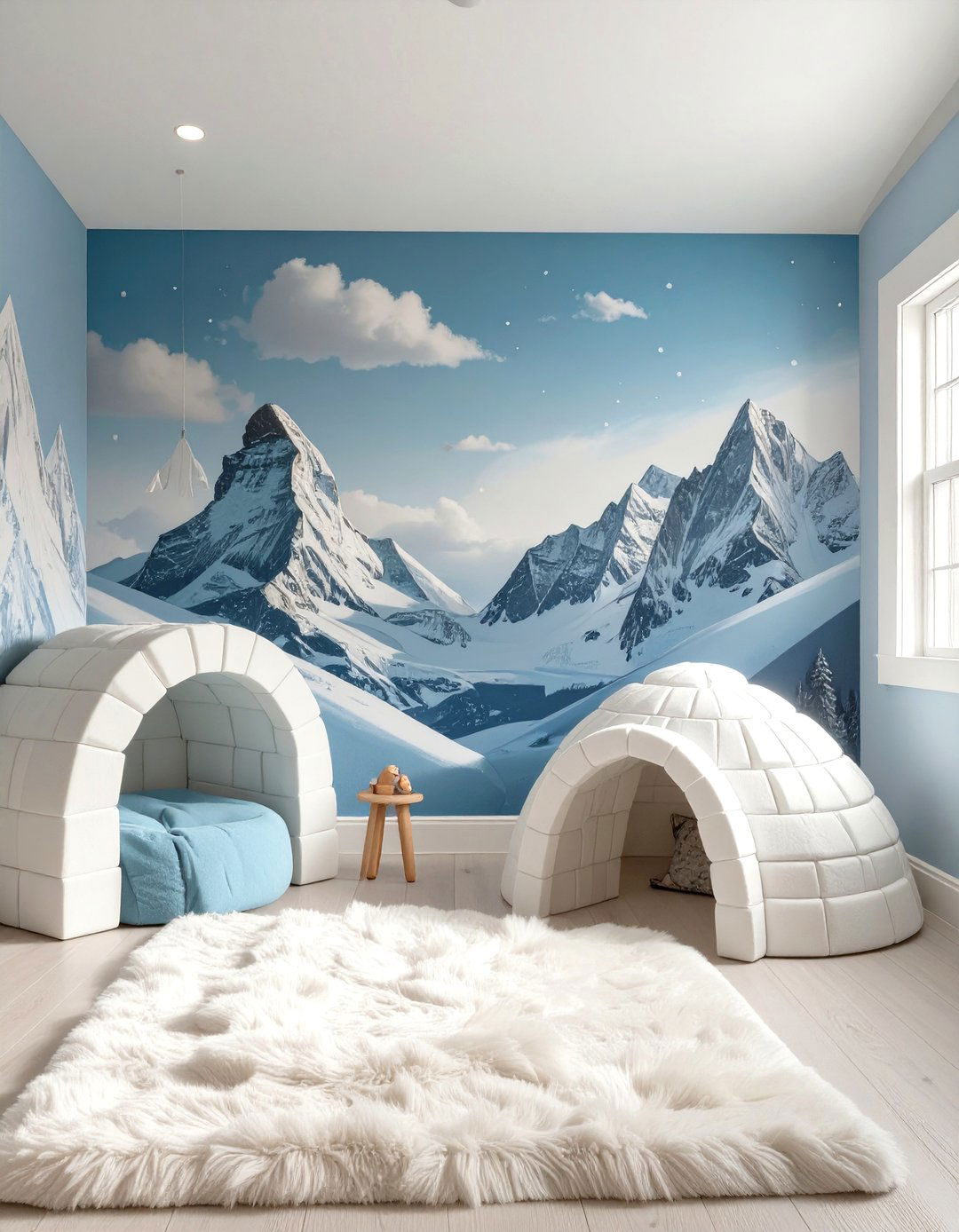 An Arctic Explorer Playroom - 30 basement playroom ideas