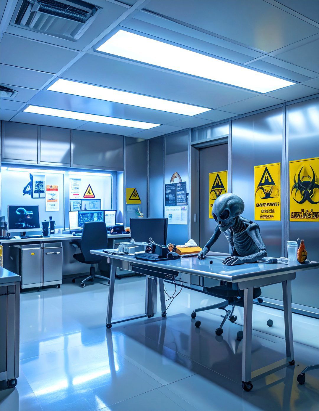 An Area Containment Zone - 30 office halloween ideas