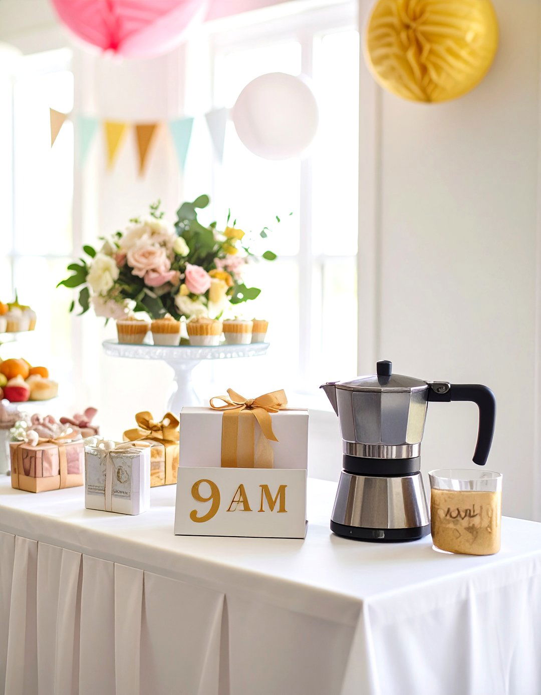 An Around the Clock Wedding Shower - 30 wedding shower ideas