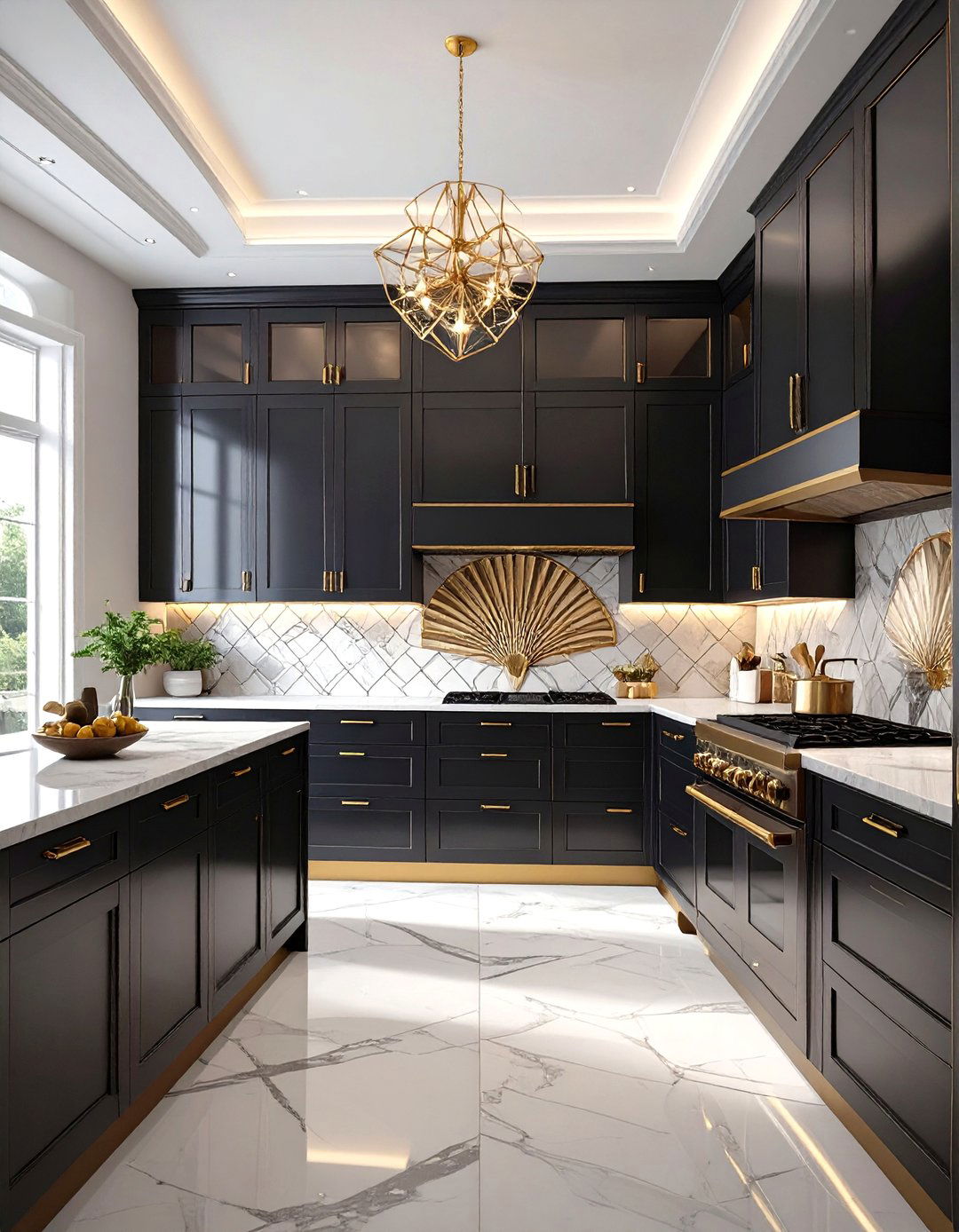 An Art Deco Inspired Kitchen Layout - 30 online kitchen design tool ideas