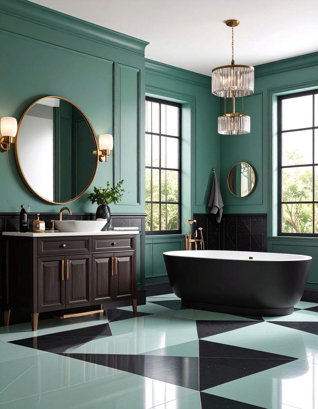 An Art Deco Remnant Bathroom - 30 1940s interior design ideas