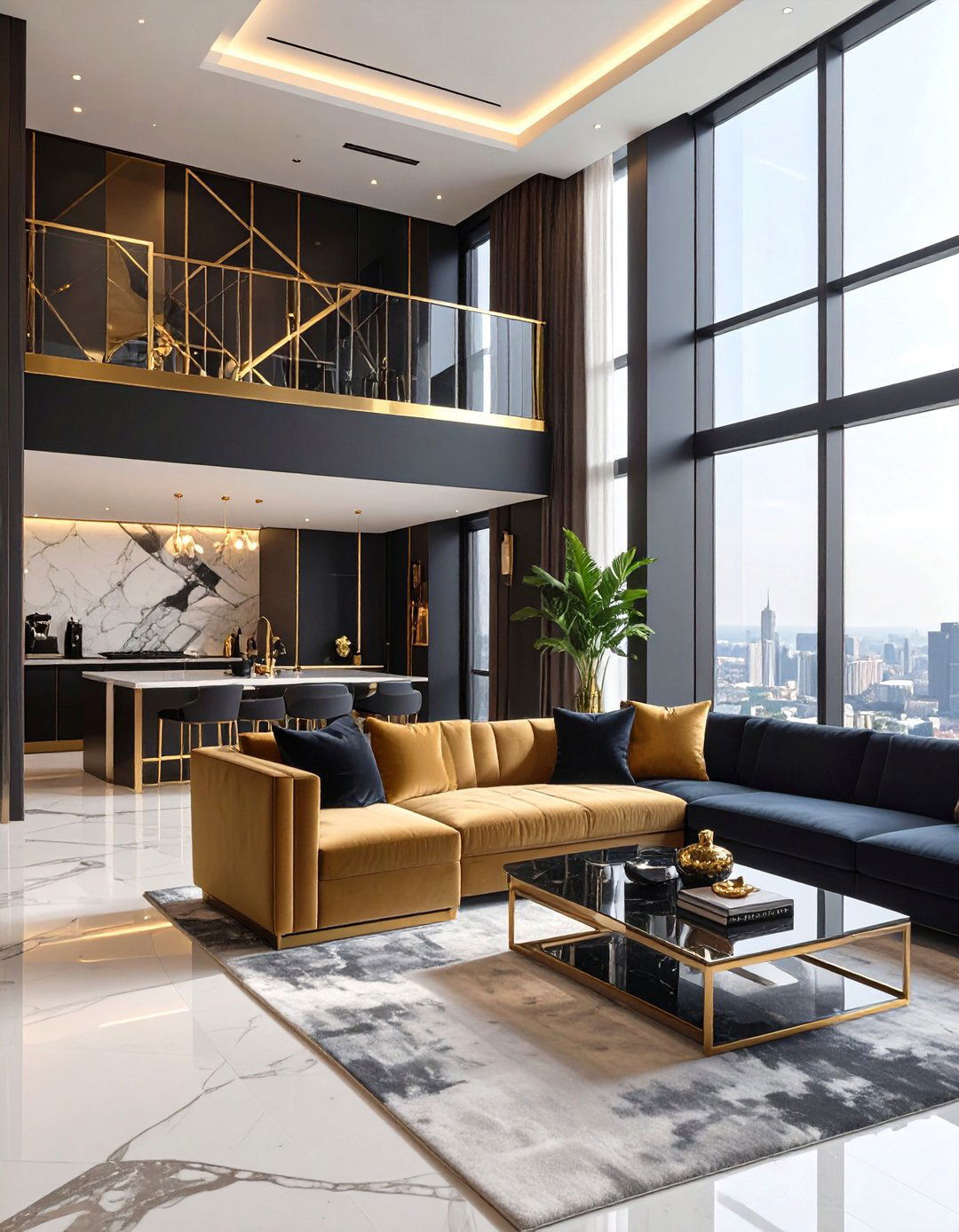 An Art Deco Revival in a Modern Penthouse - 30 interior design major ideas