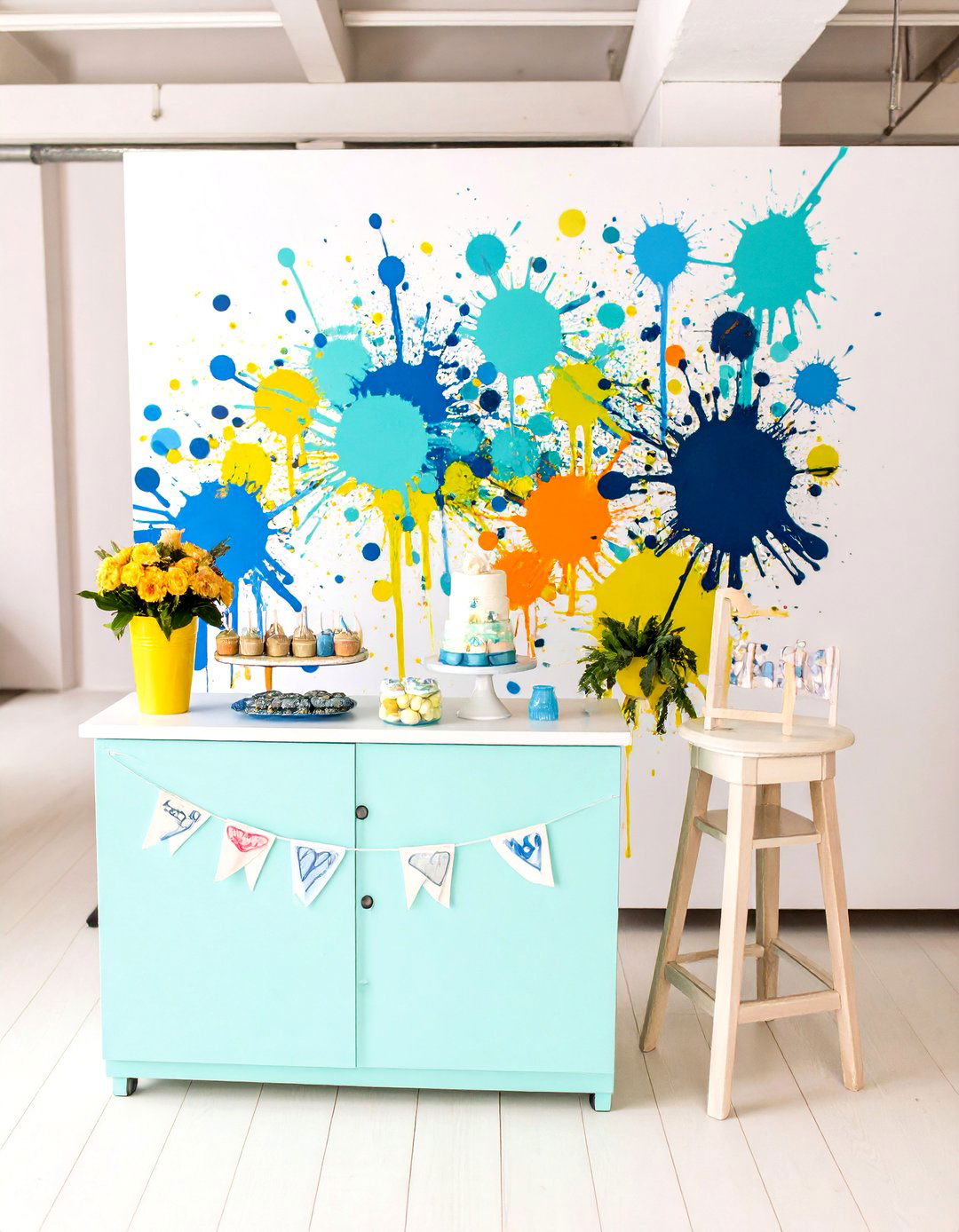 An Art Themed Baby Shower - 30 baby boy baby shower ideas