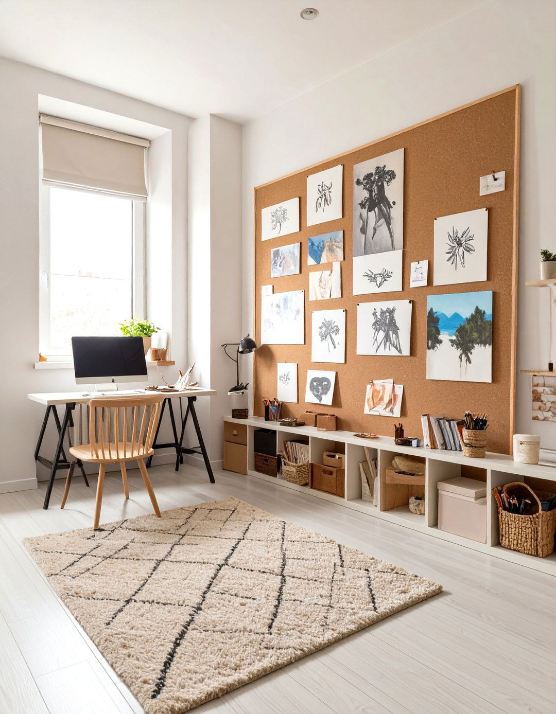 An Artistic Studio Bedroom - 30 girl bedroom ideas