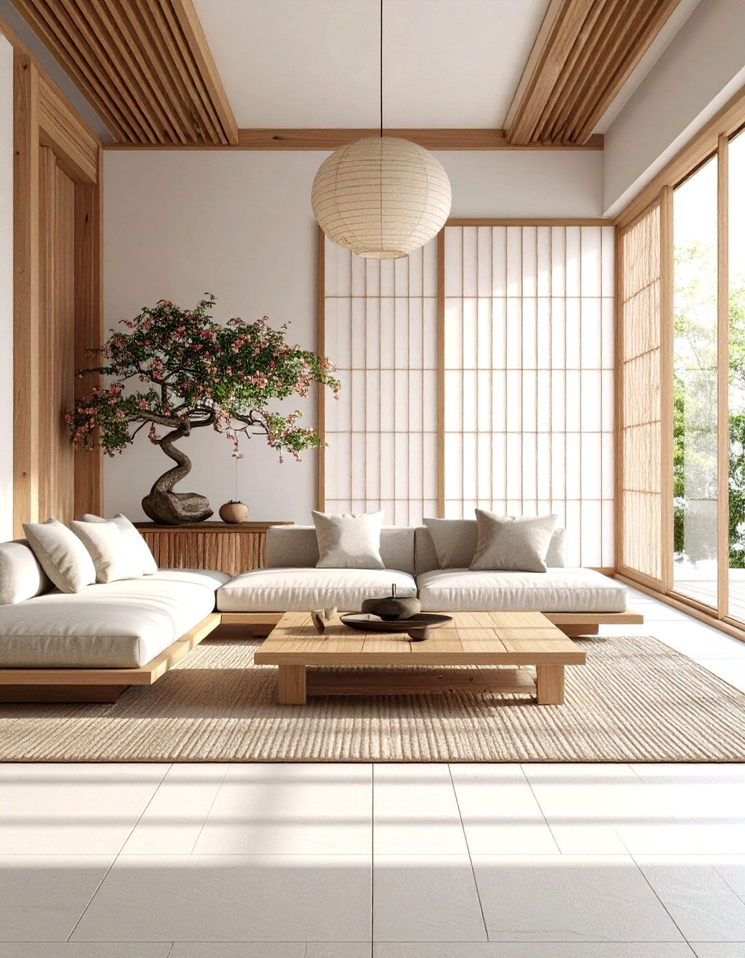 An Asian Inspired Zen Living Room - 30 living room set up ideas