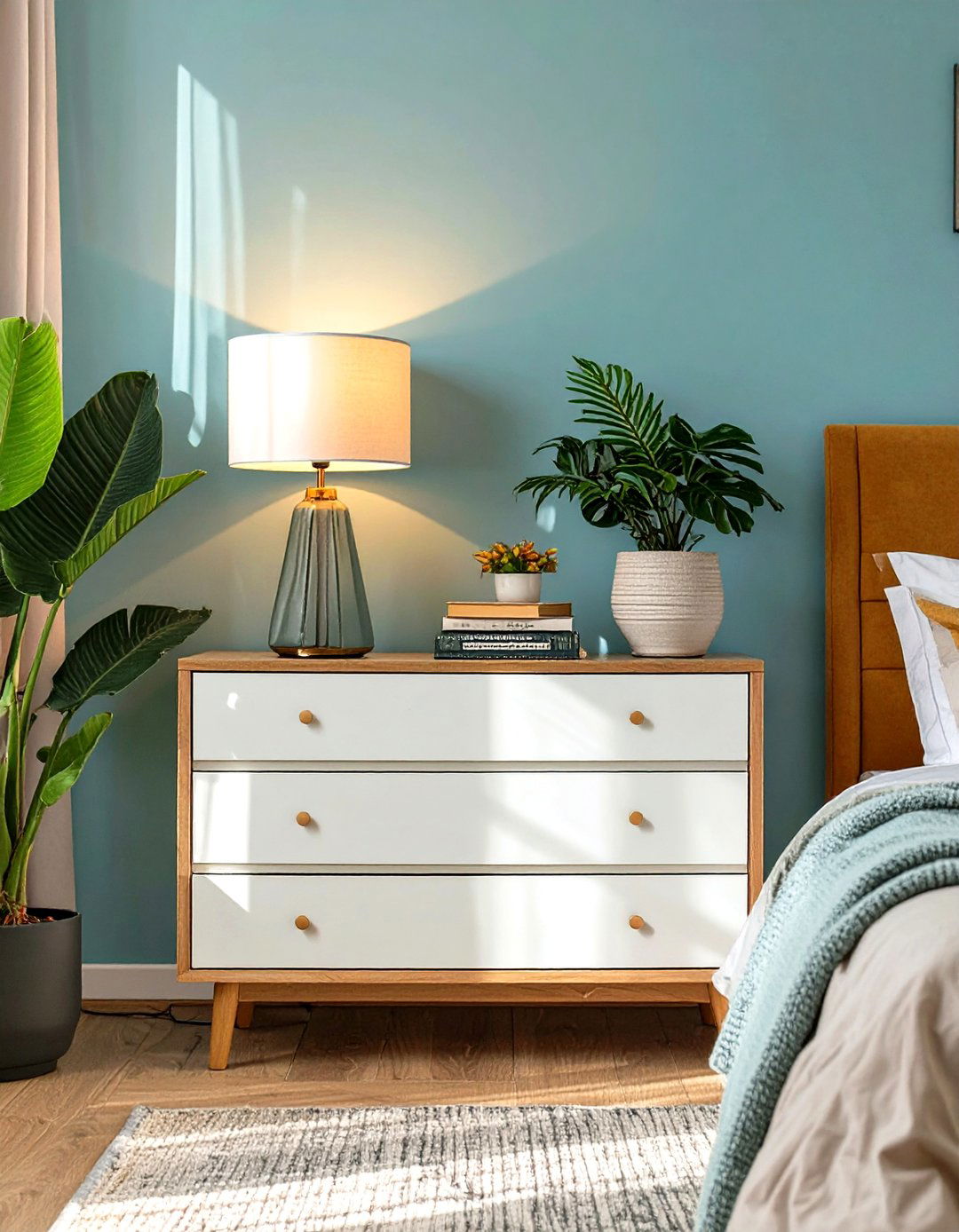 An Asymmetrical Balance Bedroom Design - 30 master bedroom dresser decor ideas