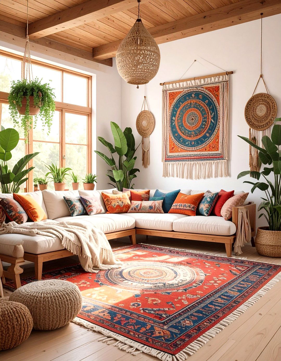 An Eclectic Bohemian Cabin Interior - 30 cabin interior design ideas
